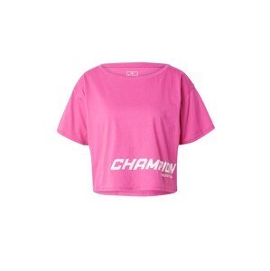 Champion Authentic Athletic Apparel Funkčné tričko  ružová / biela