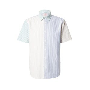 LEVI'S ® Košeľa 'SS Authentic Button Down'  modrá / žltá / zelená / biela