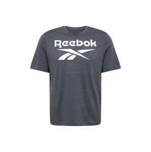 Reebok Tričko 'IDENTITY'  antracitová / biela