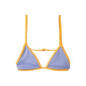 Bershka Bikinový top  svetlofialová / oranžová