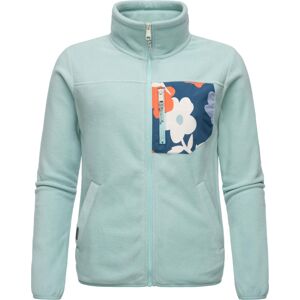 Ragwear Flisová bunda 'Appolo'  tmavomodrá / mätová / oranžová / biela