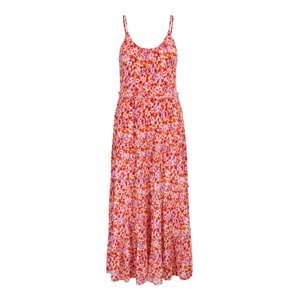 Vila Petite Letné šaty 'MESA'  fialová / pastelovo ružová / svetloružová / červená