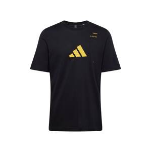 ADIDAS PERFORMANCE Funkčné tričko 'TNS CAT G T'  tmavožltá / čierna