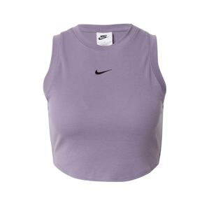 Nike Sportswear Top 'ESSNTL'  levanduľová / čierna