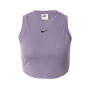 Nike Sportswear Top 'ESSENTIAL'  levanduľová / čierna