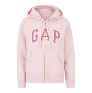 Gap Petite Tepláková bunda 'HERITAGE'  ružová / tmavoružová / biela