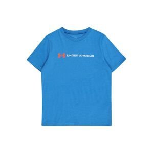 UNDER ARMOUR Funkčné tričko  modrá / oranžová / biela