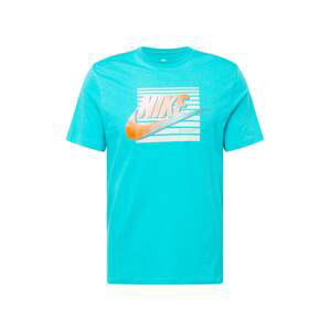 Nike Sportswear Tričko 'FUTURA'  tyrkysová / svetlomodrá / tmavooranžová / ružová