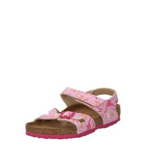 BIRKENSTOCK Otvorená obuv  béžová / mandarínková / ružová / ružová