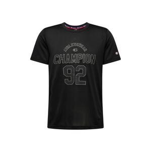 Champion Authentic Athletic Apparel Funkčné tričko  grafitová / svetlosivá / melónová / čierna
