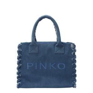 PINKO Shopper  modrá denim