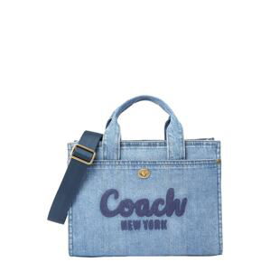 COACH Kabelka  modrá denim / modrofialová