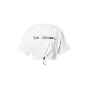 Juicy Couture Sport Tričko  čierna / biela