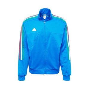 ADIDAS SPORTSWEAR Športová mikina so zipsom 'TIRO'  kráľovská modrá / zelená / červená / biela