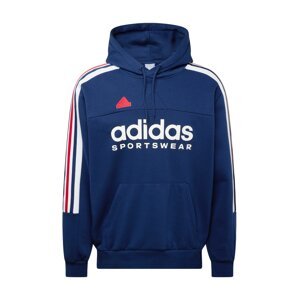 ADIDAS SPORTSWEAR Športová mikina  modrá / červená / biela