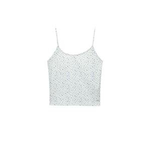 Pull&Bear Top  tyrkysová / zafírová / svetlomodrá / biela