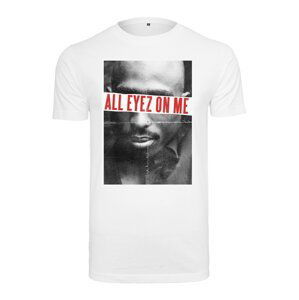 Mister Tee Tričko '2Pac All Eyez On Me'  červená / čierna / biela