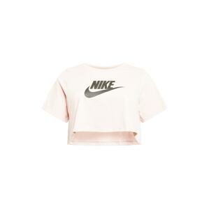 Nike Sportswear Funkčné tričko  ružová / čierna