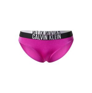 Calvin Klein Swimwear Bikinové nohavičky 'Intense Power'  cyklaménová / čierna / biela