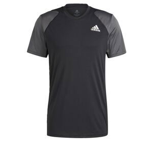 ADIDAS PERFORMANCE Funkčné tričko 'Club'  sivá / čierna / biela