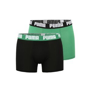 PUMA Boxerky  trávovo zelená / čierna / biela