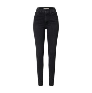 LEVI'S Džínsy 'MILE HIGH SUPER SKINNY BLACKS'  čierny denim