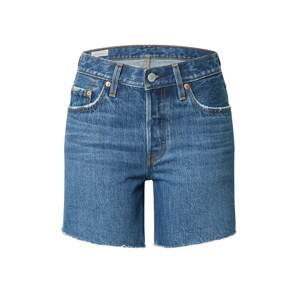 LEVI'S Džínsy '501® ROLLED SHORT DARK INDIGO - WORN IN'  modrá denim