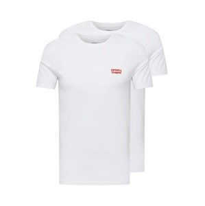 LEVI'S ® Tričko '2 Pack Crewneck Graphic'  červená / biela