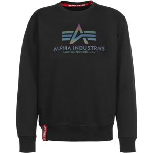 ALPHA INDUSTRIES Mikina  modrá / zelená / ružová / čierna