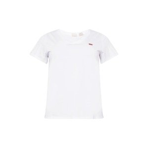 Levi's® Plus Tričko 'Perfect V-Neck Tee '  červená / biela