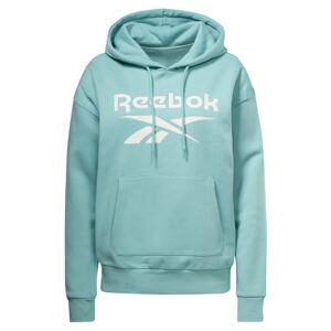 Reebok Športová mikina  tyrkysová / biela