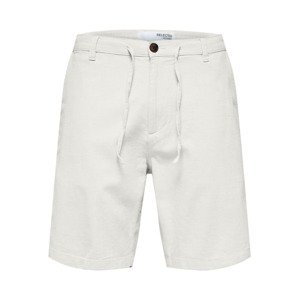 SELECTED HOMME Chino nohavice 'SLHBrody'  šedobiela