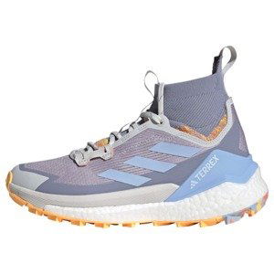 ADIDAS TERREX Nízke čižmy 'Free Hiker 2.0'  sivá / modrofialová / strieborná / biela