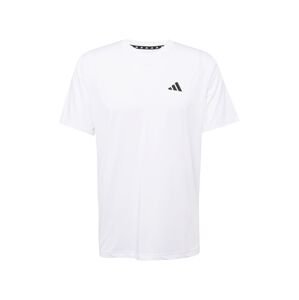 ADIDAS PERFORMANCE Funkčné tričko 'Essentials'  čierna / biela