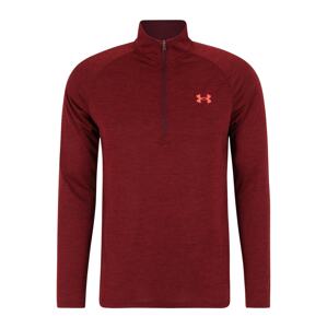 UNDER ARMOUR Športová mikina  gaštanová / svetločervená