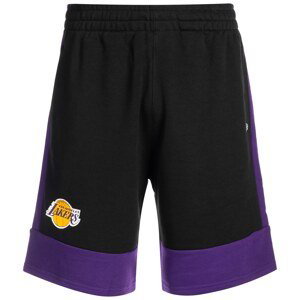 NEW ERA Športové nohavice 'NBA Los Angeles Lakers'  fialová / oranžová / čierna / biela