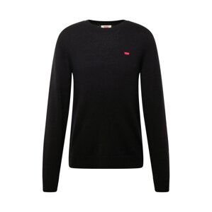 LEVI'S ® Sveter 'Original Housemark Sweater'  jasne červená / čierna