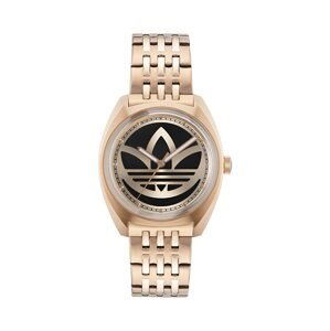 ADIDAS ORIGINALS Analógové hodinky 'EDITION ONE'  ružové zlato / čierna