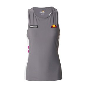 ELLESSE Top 'Woodside'  tmavosivá / ružová / čierna / biela