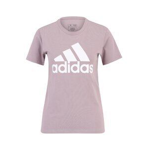 ADIDAS SPORTSWEAR Tričko 'Essentials'  svetlofialová / biela