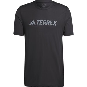 ADIDAS TERREX Funkčné tričko  tmavosivá / čierna