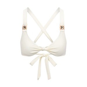 Moda Minx Bikinový top 'Amour Knot'  šedobiela