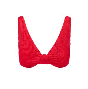 Moda Minx Bikinový top  červená