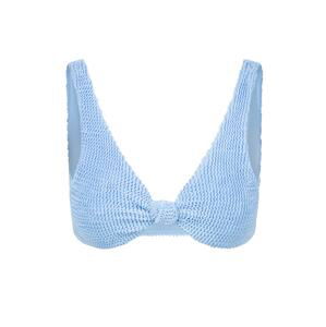 Moda Minx Bikinový top 'Scrunch Knot'  svetlomodrá