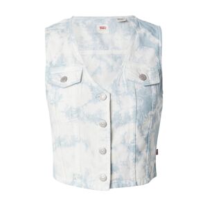 LEVI'S ® Top 'Bella Denim Corset'  modrá denim / červená / biely denim