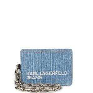 KARL LAGERFELD JEANS Puzdro  modrá denim / biela