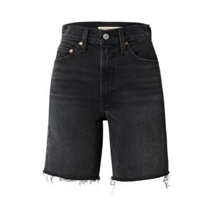 LEVI'S ® Džínsy 'Ribcage Bermuda Short'  čierny denim