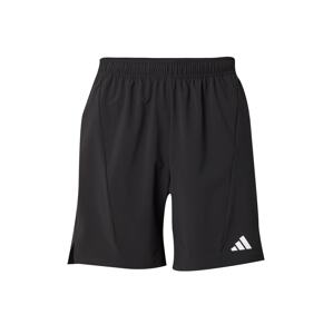 ADIDAS PERFORMANCE Športové nohavice 'Designed For Training'  čierna / biela