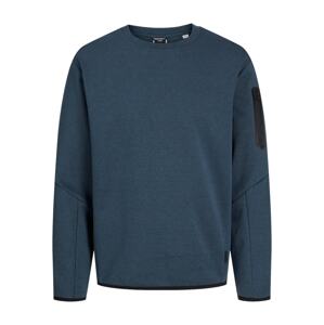 JACK & JONES Mikina 'FUSION'  modrozelená / čierna