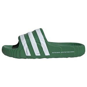 ADIDAS ORIGINALS Šľapky 'Adilette 22'  zelená / biela